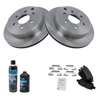 TRQ® - Rear Disc Brake Kit with Ceramic Pads