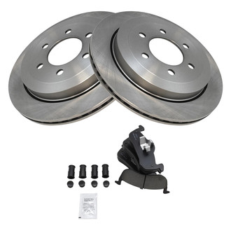 TRQ® - Rear Disc Brake Kit with Ceramic Pads