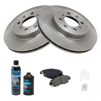 TRQ® - Front Disc Brake Kit with Ceramic Pads