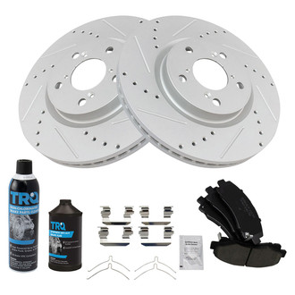 TRQ® - Performance Ceramic Front Brake Kit