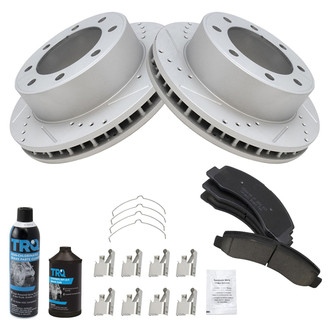 TRQ® - Performance Ceramic Front Brake Kit