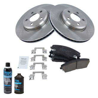 TRQ® - Front Disc Brake Kit with Ceramic Pads