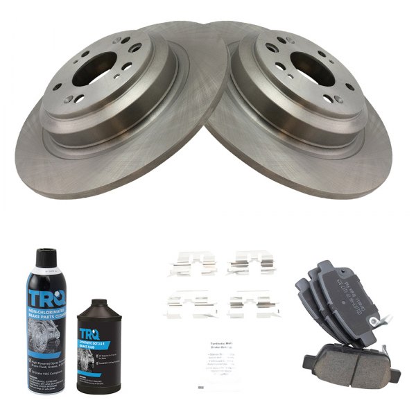 TRQ® - Rear Disc Brake Kit with Ceramic Pads