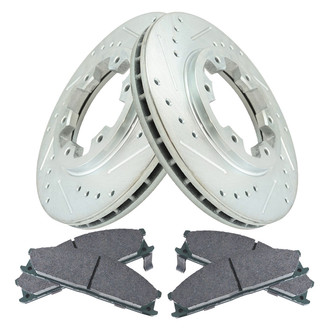 TRQ® - Performance Ceramic Front Brake Kit