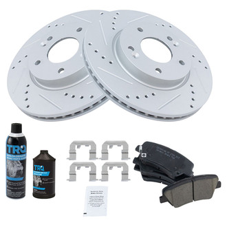 TRQ® - Performance Ceramic Front Brake Kit