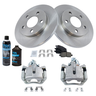 TRQ® - Rear Disc Brake Kit with Ceramic Pads and Calipers