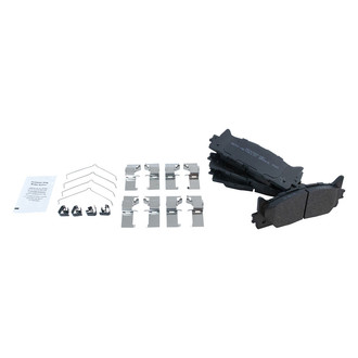 TRQ® - Front and Rear Disc Brake Kit with Semi-Metallic Pads
