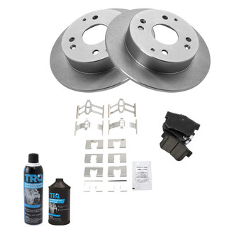 TRQ® - Rear Disc Brake Kit with Ceramic Pads