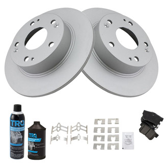 TRQ® - Rear Disc Brake Kit with Ceramic Pads