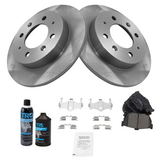 TRQ® - Rear Disc Brake Kit with Ceramic Pads