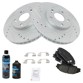 TRQ® - Performance Ceramic Front Brake Kit