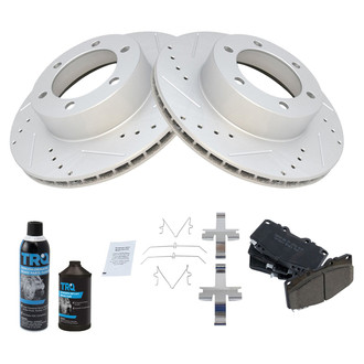TRQ® - Performance Ceramic Front Brake Kit