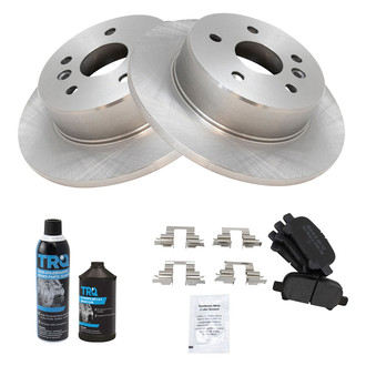 TRQ® - Rear Disc Brake Kit with Ceramic Pads