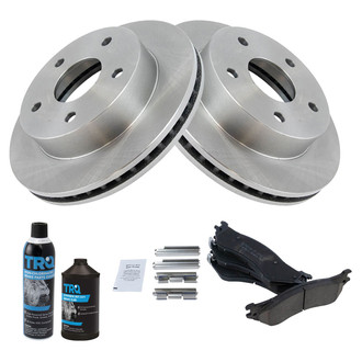 TRQ® - Front Disc Brake Kit with Ceramic Pads