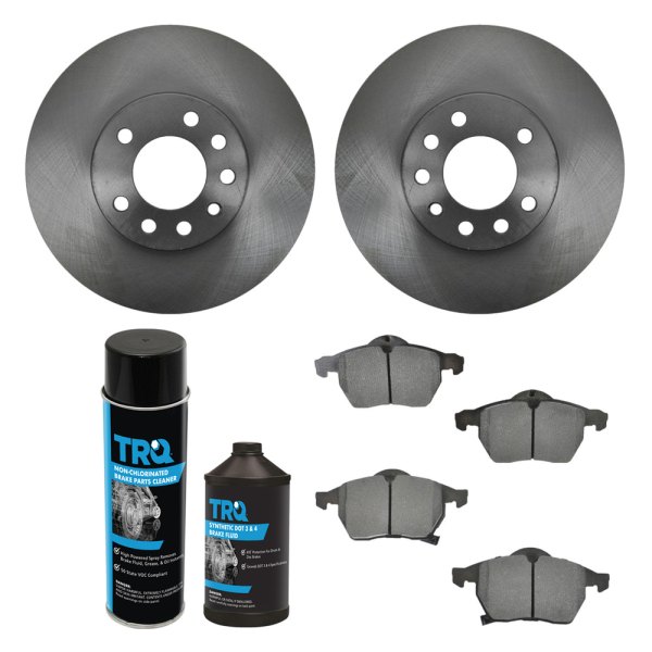 TRQ® - Front Disc Brake Kit with Semi-Metallic Pads