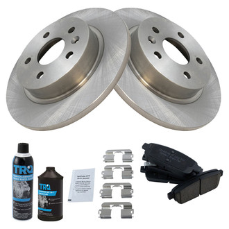 TRQ® - Rear Disc Brake Kit with Ceramic Pads