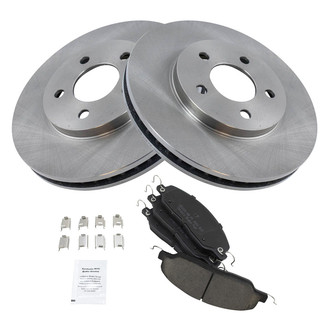 TRQ® - Front Disc Brake Kit with Ceramic Pads