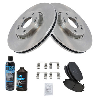 TRQ® - Front Disc Brake Kit with Ceramic Pads