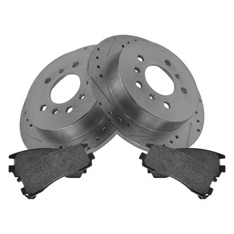 TRQ® - Performance Ceramic Rear Brake Kit