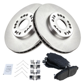 TRQ® - Front Disc Brake Kit with Ceramic Pads