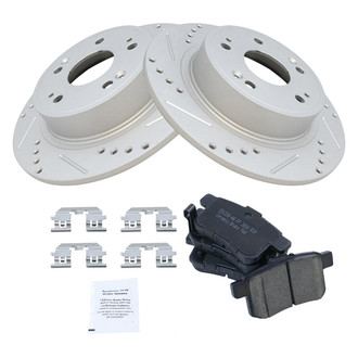 TRQ® - Performance Ceramic Rear Brake Kit