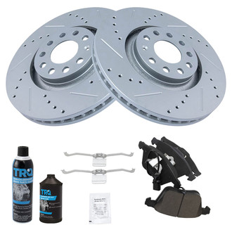 TRQ® - Performance Ceramic Front Brake Kit