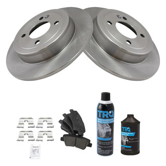 TRQ® - Rear Disc Brake Kit with Ceramic Pads