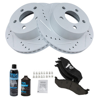 TRQ® - Performance Ceramic Front Brake Kit