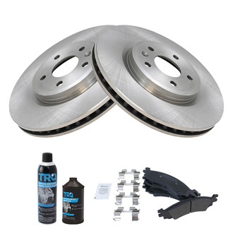 TRQ® - Front Disc Brake Kit with Ceramic Pads