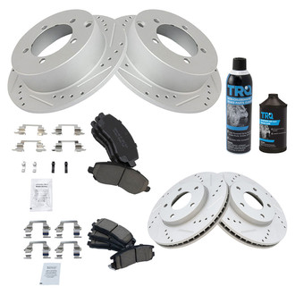 TRQ® - Performance Ceramic Brake Kit