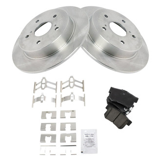 TRQ® - Rear Disc Brake Kit with Ceramic Pads