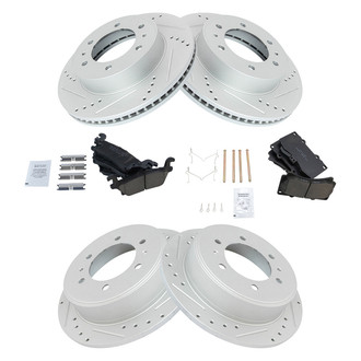 PowerStop Ceramic Rear Brake Pads For Hummer H3 2006 2007 2008 2009 2010