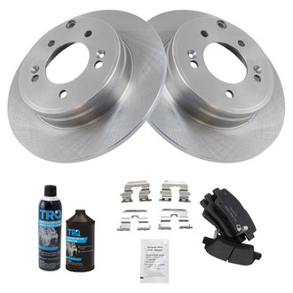 TRQ® - Rear Disc Brake Kit with Ceramic Pads