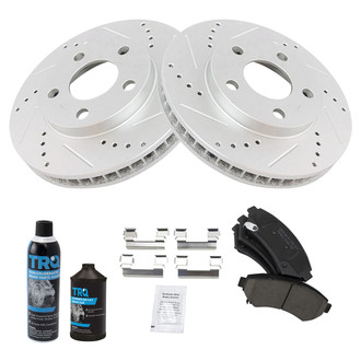 TRQ® - Performance Ceramic Front Brake Kit
