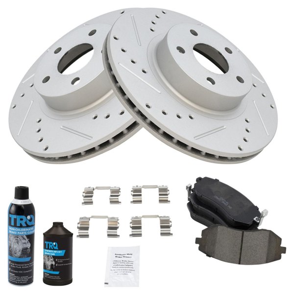 TRQ® - Performance Ceramic Front Brake Kit