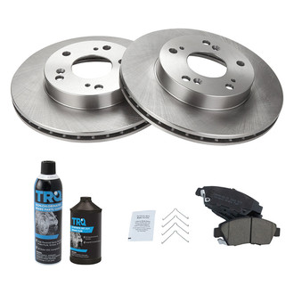 TRQ® - Front Disc Brake Kit with Ceramic Pads