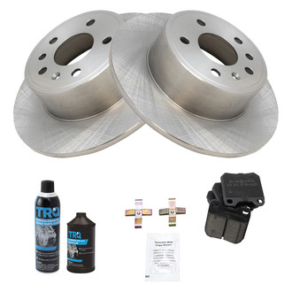 TRQ® - Rear Disc Brake Kit with Ceramic Pads
