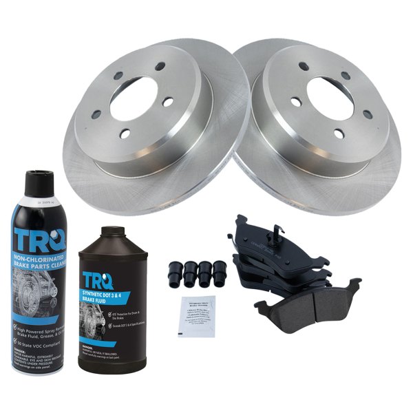 TRQ® - Rear Disc Brake Kit with Ceramic Pads