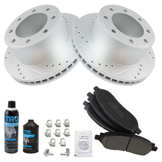 TRQ® - Performance Ceramic Rear Brake Kit