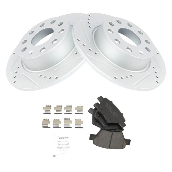 TRQ® - Performance Ceramic Rear Brake Kit