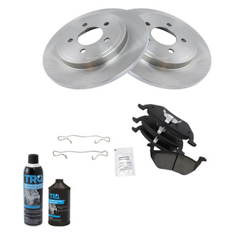 TRQ® - Rear Disc Brake Kit with Ceramic Pads