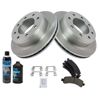 TRQ® - Rear Disc Brake Kit with Ceramic Pads
