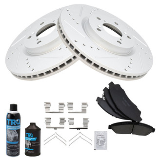 TRQ® - Performance Ceramic Front Brake Kit