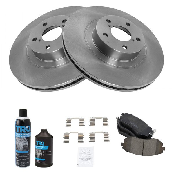 TRQ® - Front Disc Brake Kit with Semi-Metallic Pads