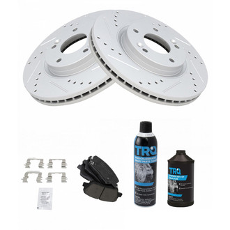 TRQ® - Performance Ceramic Front Brake Kit