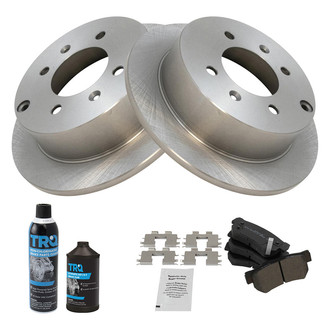 TRQ® - Rear Disc Brake Kit with Ceramic Pads