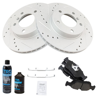 TRQ® - Performance Ceramic Front Brake Kit