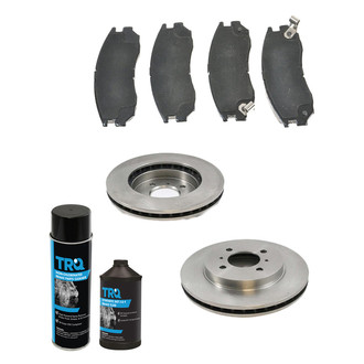 TRQ® BKA17992 - Front Disc Brake Kit with Ceramic Pads