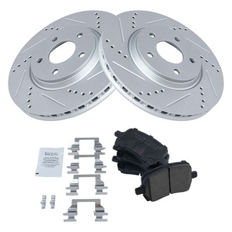 TRQ® - Performance Ceramic Front Brake Kit