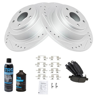 TRQ® - Performance Semi-Metallic Rear Brake Kit